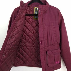 Under Armour /// Plum Quilted Jacket